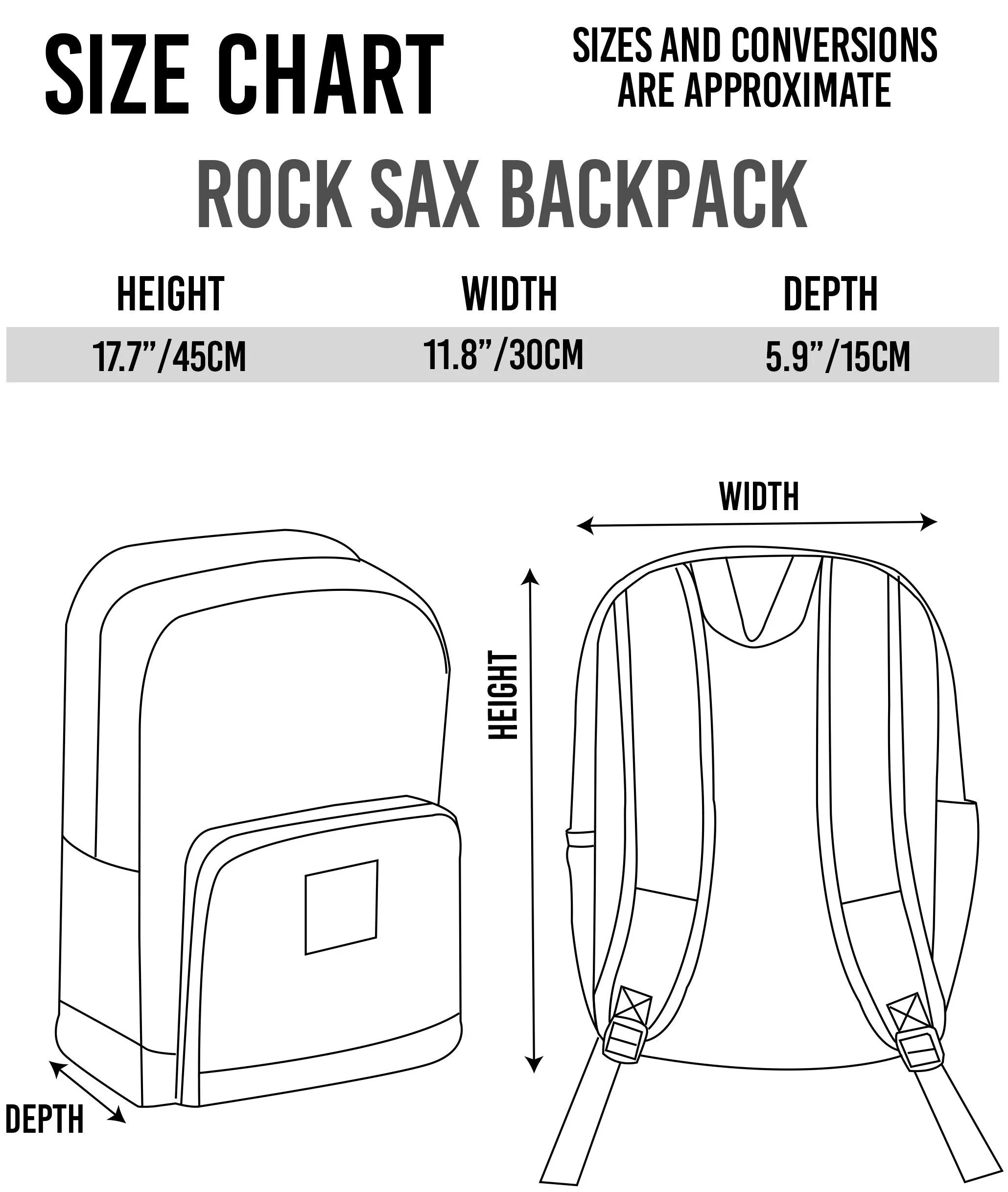 Rock Sax Bring Me The Horizon Skeleton Backpack