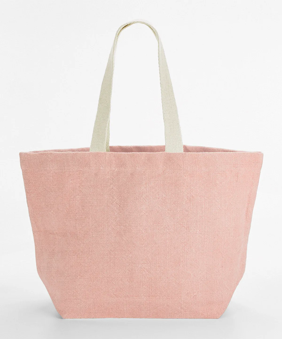 Saffron - Soft washed jute beach bag