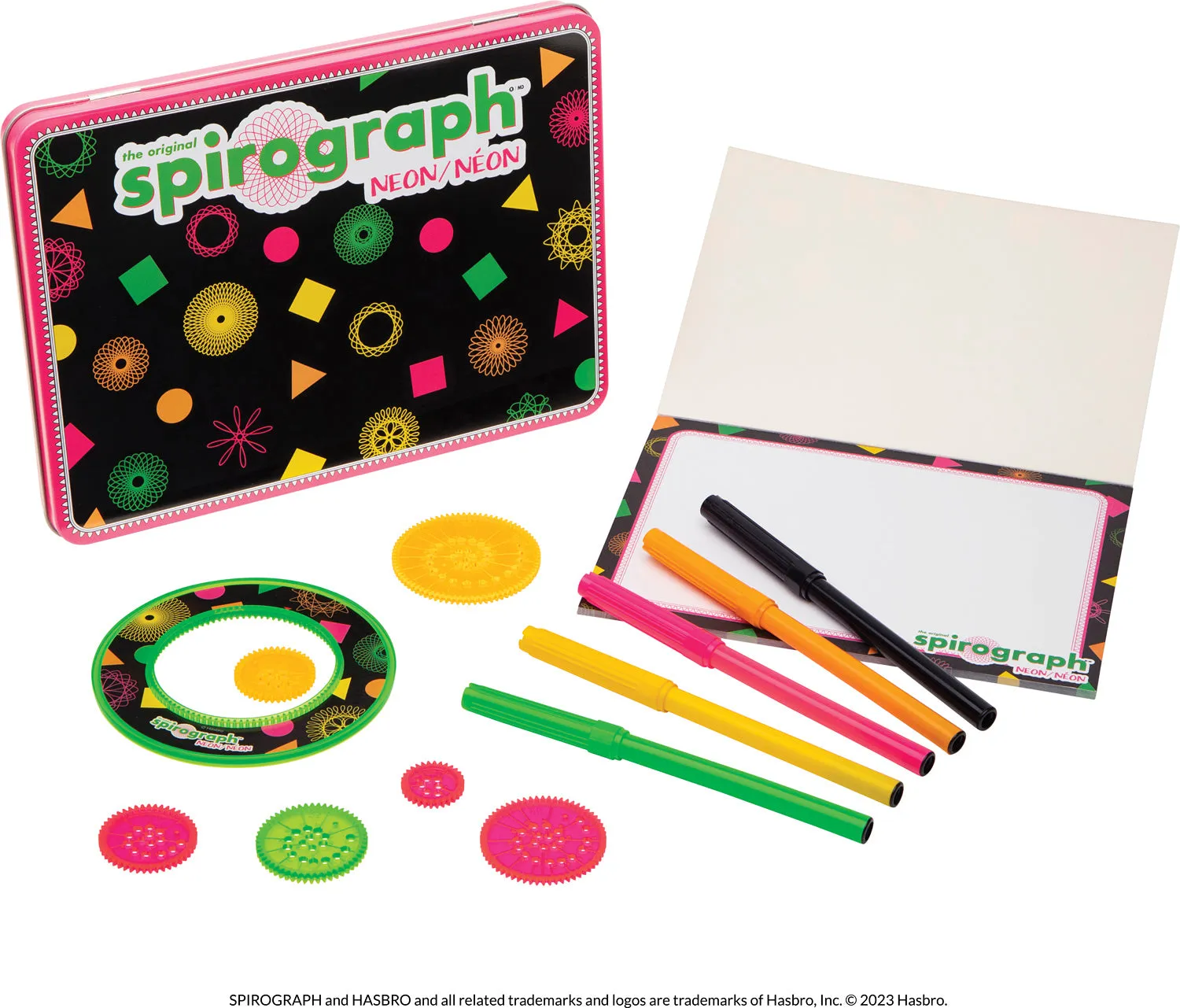 Spirograph Neon Tin