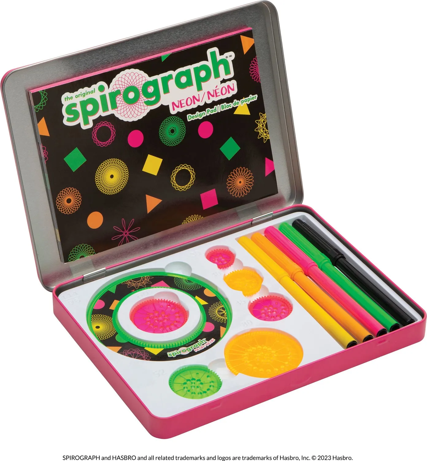 Spirograph Neon Tin