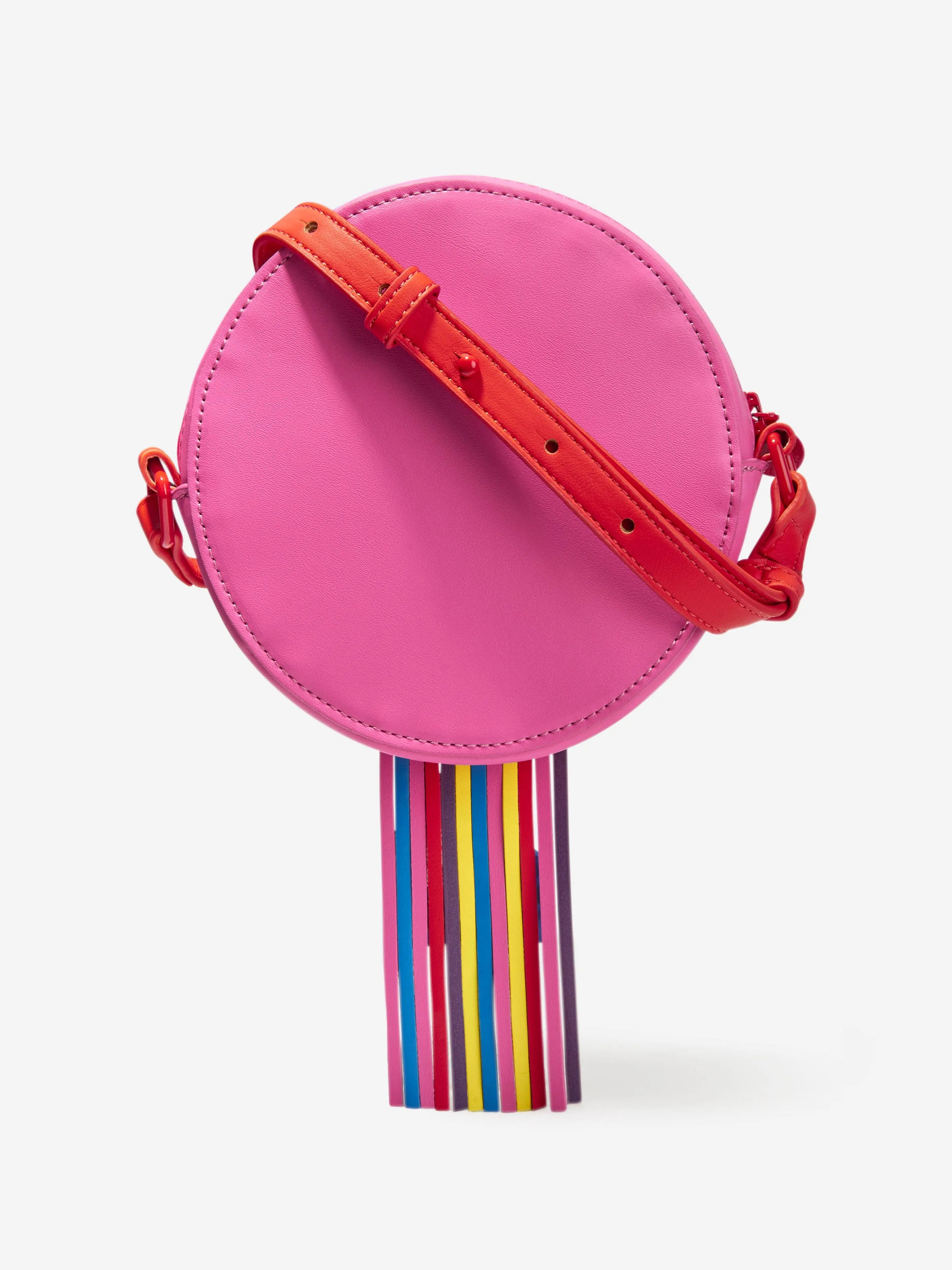 Stella McCartney Girls Round Shoulder Bag in Pink