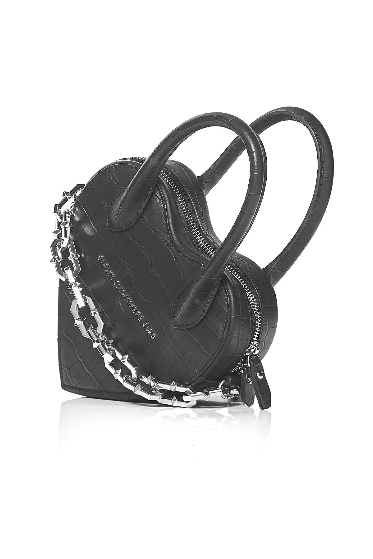 Stolen Girlfriends Club Rebellious Heart Bag - Black Matte