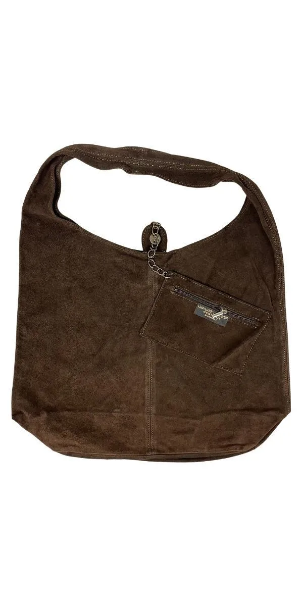 Suede Boho Tote