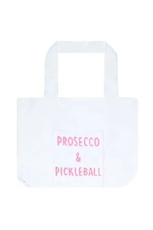 Sunseeker Take Away Tote Bag - Prosecco & Pickleball Embroidery