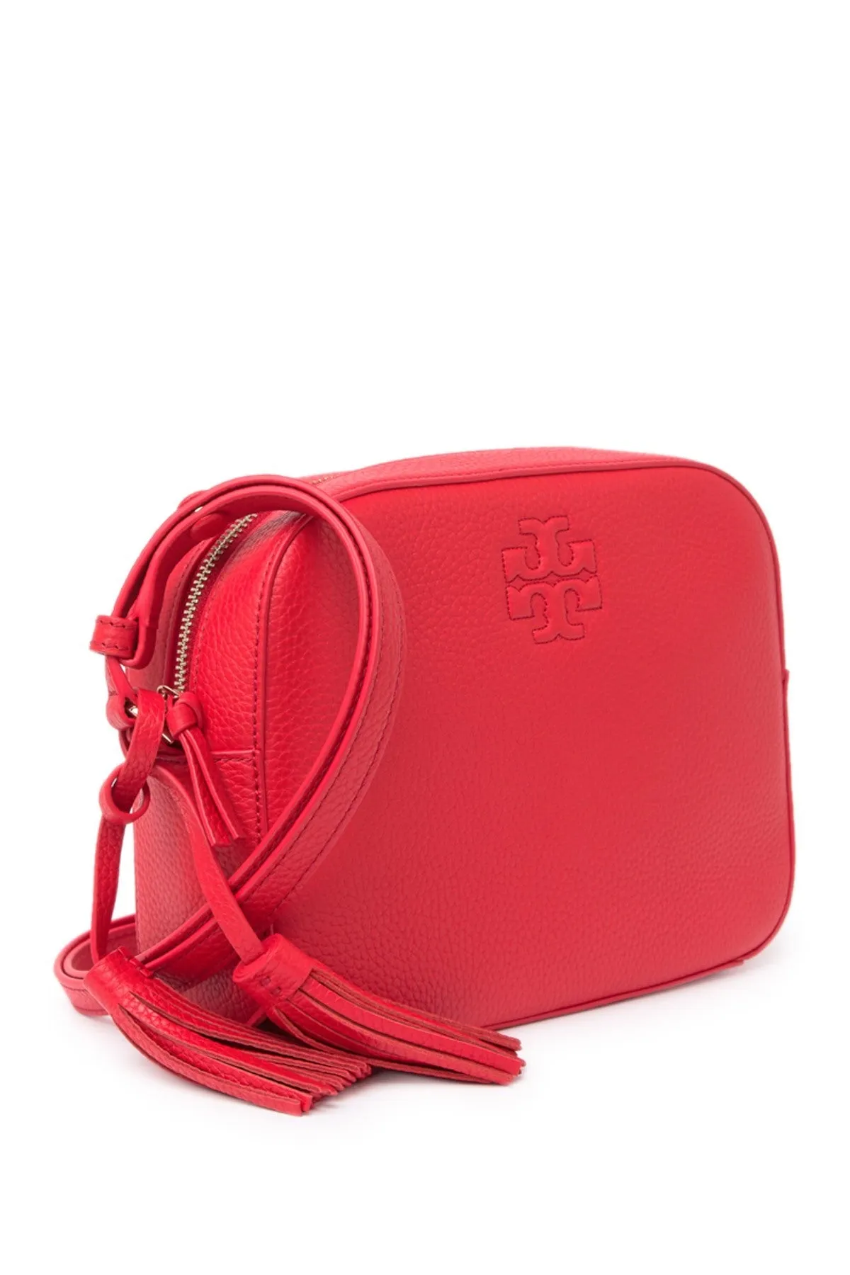 Tory Burch Brilliant Red Thea Shoulder Bag