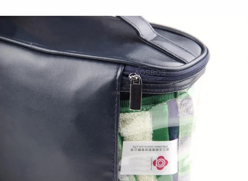 Travel Transparent Waterproof Toiletry Kit Large Capacity Pouch