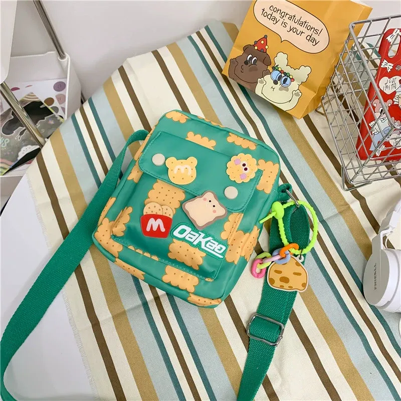 Trendy Cartoon Vertical Cloth Bag