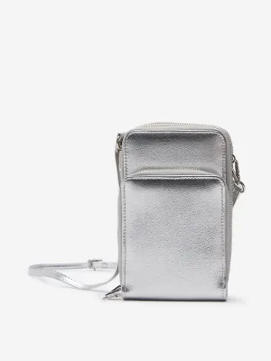 Women Accessories Silver Wallet-Style Sling Bag